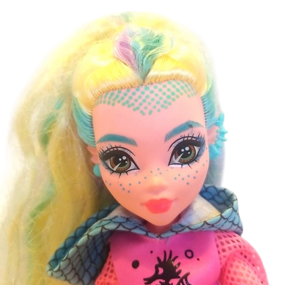 Monster High Doll Lagoona Blue Colourful Streaked Hair Mattel Fashion Do…